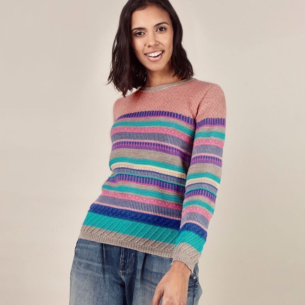 SOL Alpaca Norms Baby Alpaca Knit Sweater Size L